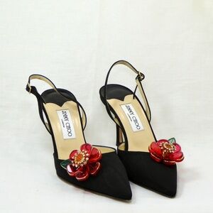 Jimmy Choo Black Heels Elegant Design